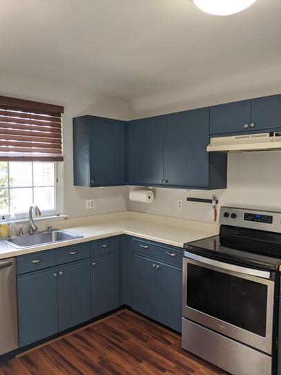 Reviews For Nuvo 2 Qt Oxford Blue Cabinet Paint Kit Fg Nu Blue Kit R The Home Depot