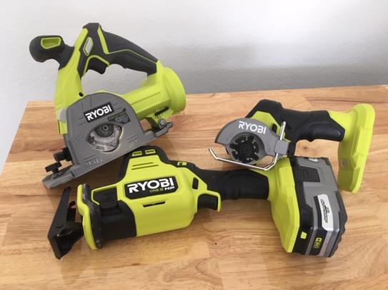 Battery Powered Track Saw RYOBI ONE 18V Cordless 3-3/8 In. Plunge Cut