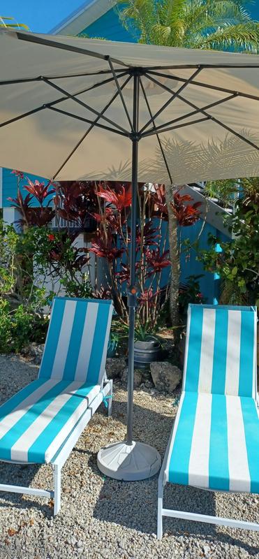 hampton bay 11 market patio umbrella 11' Auto Tilt Features an easy crank Hampton Bay 11 Ft. Steel
