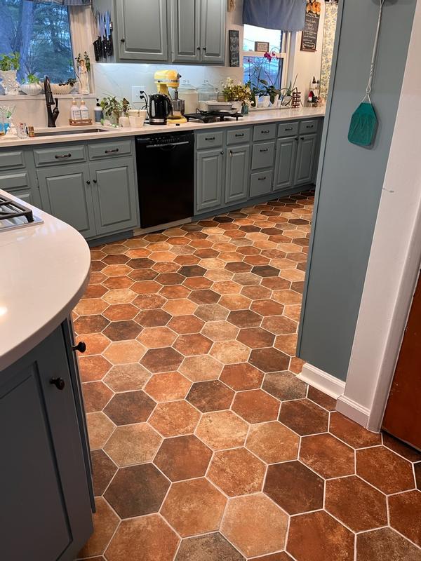 Reviews for Ivy Hill Tile Hayes Marron 7.87 in. x 9.44 in. Matte