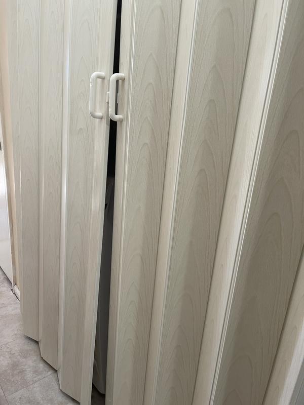 Spectrum 36 in. x 80 in. Oakmont Vinyl White Accordion Door