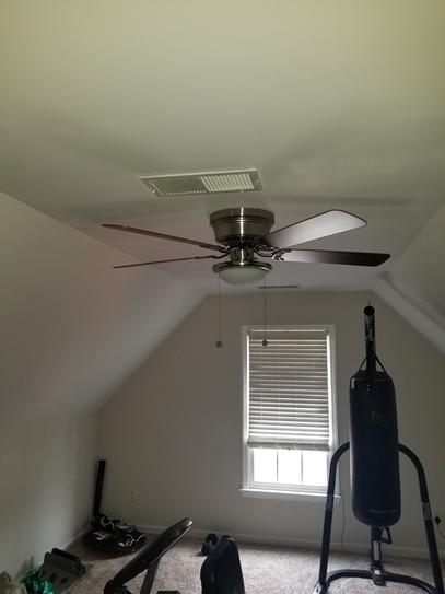 Hugger 52 In Led Indoor Brushed Nickel Ceiling Fan With Light Kit