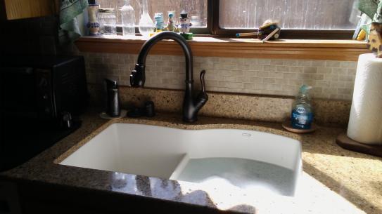 Delta Leland Single Handle Pull Down Sprayer Kitchen Faucet In