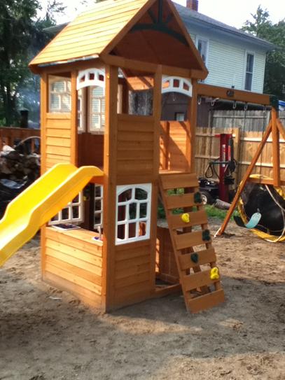 willowbrook wood outdoor playset