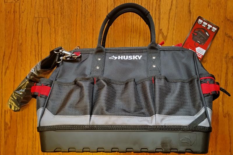Husky Heavy-Duty 20 in. PRO Tool Bag H-020-SLO - The Home Depot