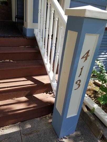 Fypon 11-1/8 in. x 11-1/8 in. x 2 in. Polyurethane Trim Collar for Plain Newel Post in 7 in. Balustrade System