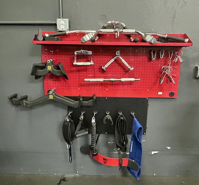 Husky 46 in. Gloss Gray Steel Pegboard Attachment H46PEGBOARDGRY