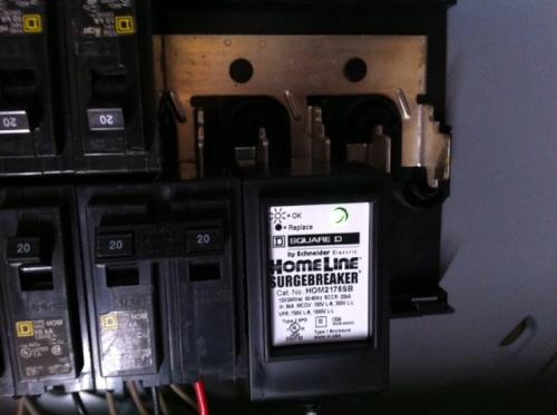 Square D HOM250PSPD Homeline Whole Home Surge Protection Device – A3 Type