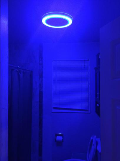 Shower Light With Bluetooth Speaker, Bluetooth Bathroom Ceiling Speaker With Light