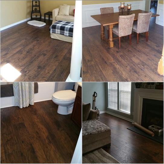 TrafficMASTER Hand scraped Saratoga Hickory 7 mm Thick x 72/3 in. Wide