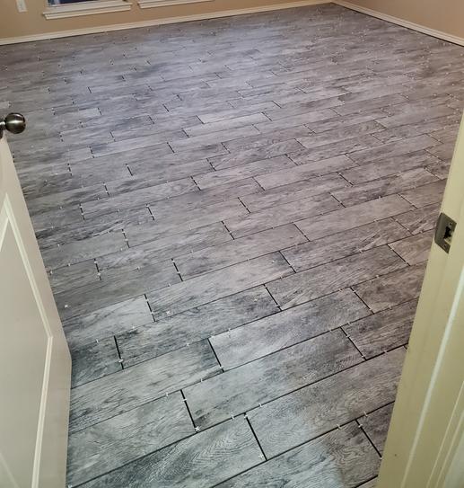 Marazzi Montagna Wood Weathered Gray 6 in. x 24 in. Porcelain Floor and ...