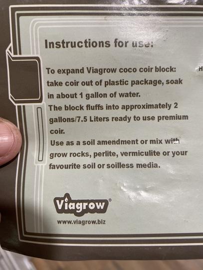 Viagrow 1.4 lbs. Premium Soilless Coconut Coir Brick Grow Media (6-Pack) Viagrow 1.4 lbs. Premium Soilless Coconut Coir Brick Grow Media (6-Pack)