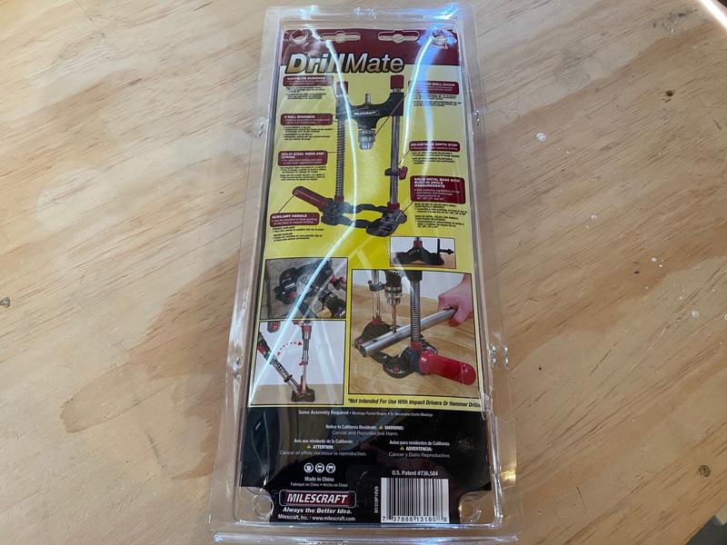 Milescraft DrillMate Portable Drill Guide & CenterFinder Kit - Multi-Angle Drilling & Precision Marking Tools