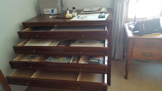 Martha Stewart Living Craft Space 42 In W 8 Drawer Flat