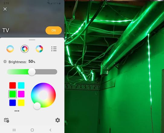 Buy 16 ft. Smart Hubspace RGB and Tunable White Tape Light Online at ...