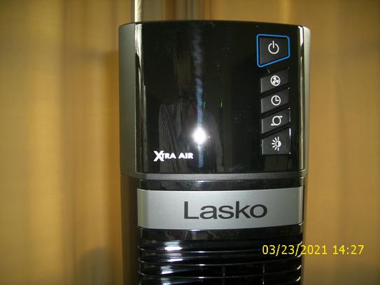 Reviews for Lasko 48 in. 4 Speeds Xtra Air Tower Fan in Black with Carry  Handle, Oscillating, Remote Control, Nighttime Setting, Timer | Pg 1 - The Home  Depot