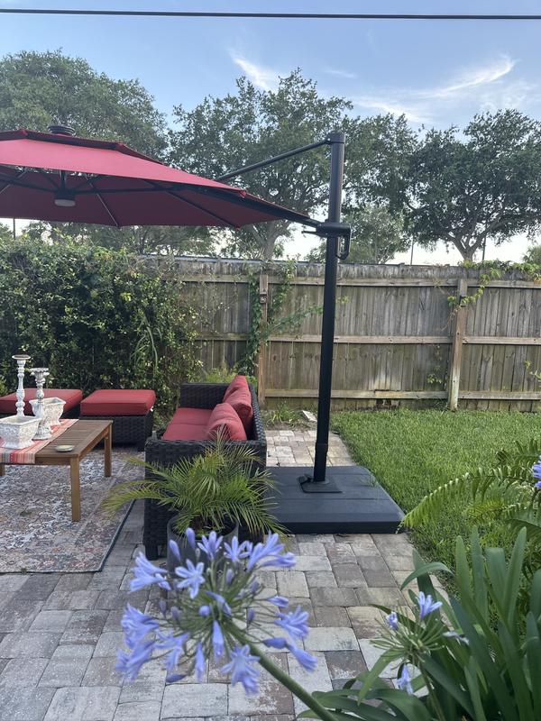 hampton bay 11 ft dia solar powered patio umbrella Replacement Canopy for Berkley Jensen 11' Hampton Bay 11ft cantilever LED