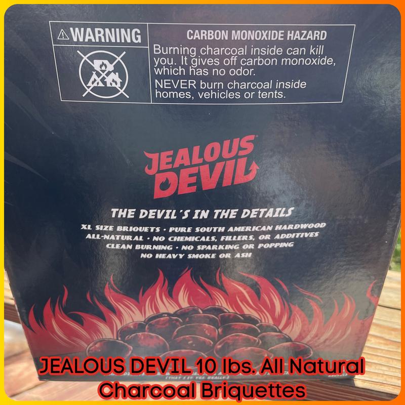JEALOUS DEVIL 20 lbs. Max XL Charcoal Briquets JDMAX20LBS - The