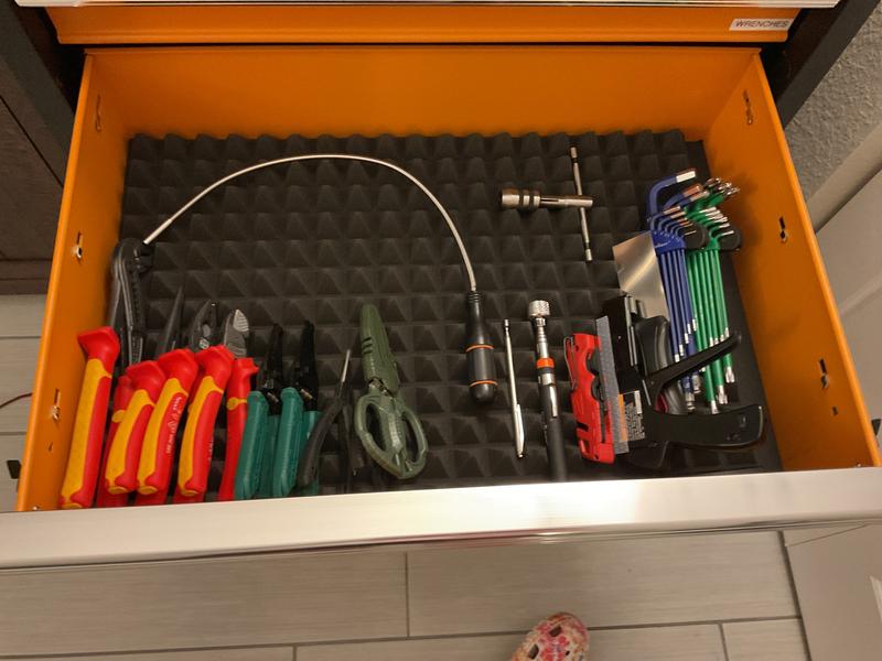 GEARWRENCH GSX 72 in. x 25 in. 18-Drawer Orange and Black Rolling