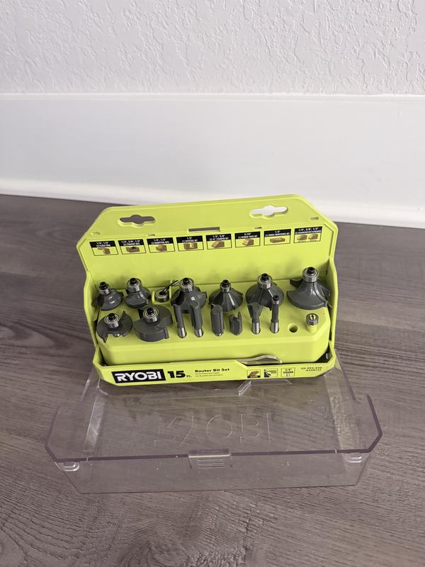 RYOBI Shank Carbide Router Bit Set (30-Piece) A25R151-A25R151