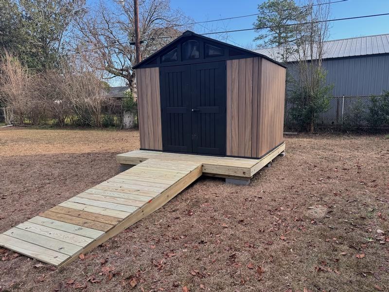 Keter Signature Stronghold 10 ft. W x 8 ft. D Resin Shed with