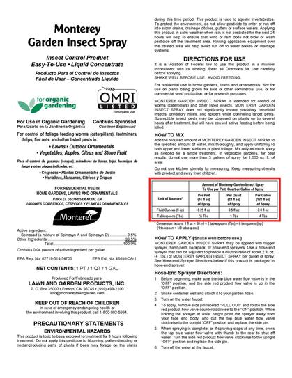 Have a question about Monterey Garden Insect Spray with Spinosad? - Pg 4 -  The Home Depot