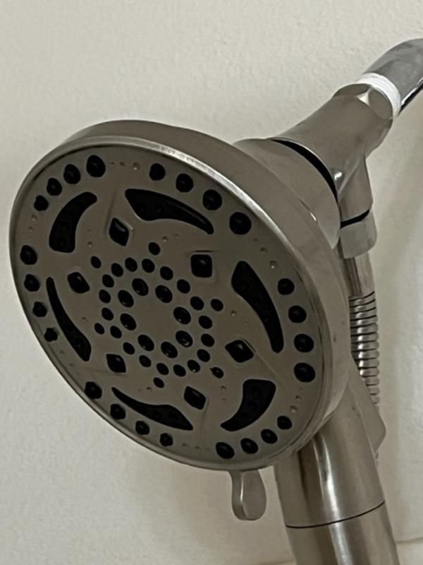 Heemli 7-Spray with 1.8 GPM 4.92 in. Wall Mount Adjustable