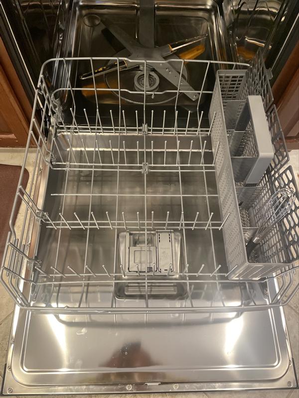 LG 24 in. White Front Control Dishwasher with QuadWash, 3rd Rack & Dynamic  Dry, 48 dBA LDFN4542W - The Home Depot