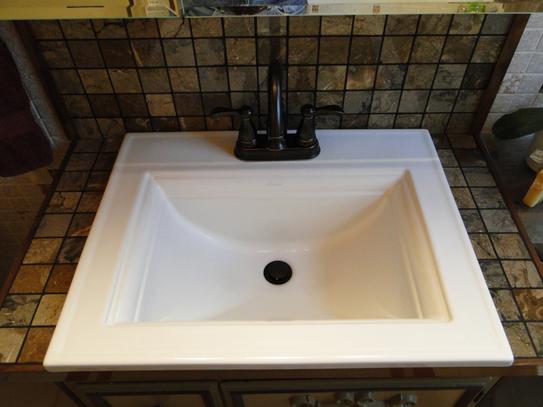 Kohler K-2337-1-0 Memoirs Self-Rimming Lavatory Sink – White Vitreous China, 22-3/4 X 18 Inch, Stately Traditional Design, Single-Hole Faucet Drilling
