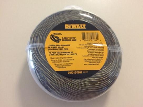 Dewalt dwo1dt802 string trimmer line 225 feet by 0080 inch The Best 080 Trimmer Line Buyer S Guide Read Before You Buy
