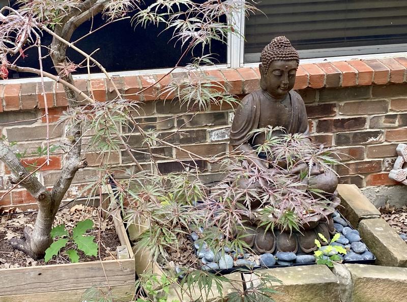 Alpine Corporation 31 in. Tall Outdoor Tranquil Zen Pagoda