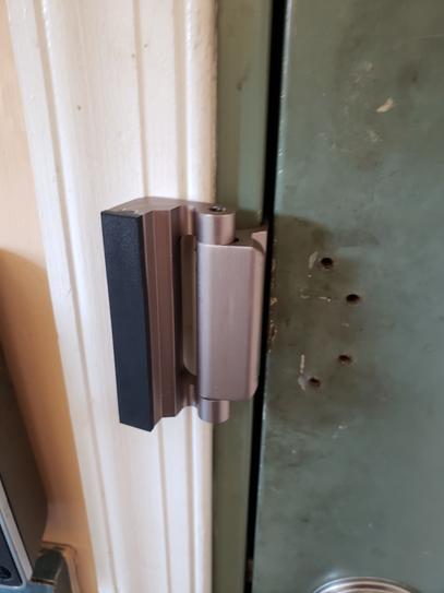 Prime Line Brass Plated Door Blocker Entry Door Stop U 10826 At