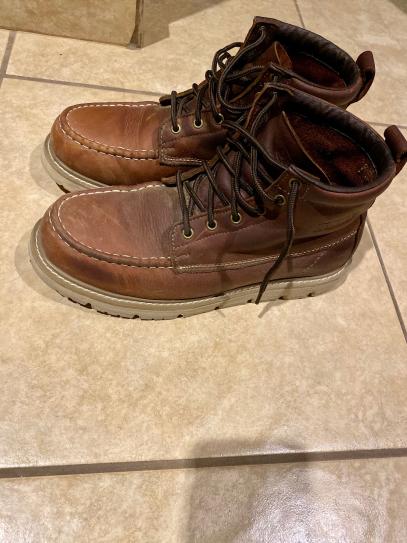 Reviews for DEWALT Men s Canton 6 Work Boots Soft Toe Walnut