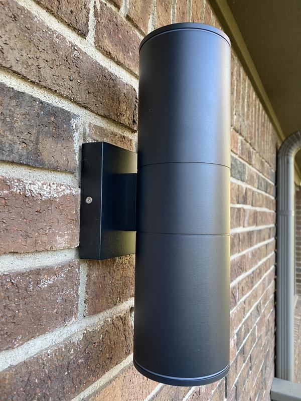 DDクロウ　北米版　スターライト HKMGT Black Dusk to Dawn Outdoor Hardwired Cylinder Wall Lantern