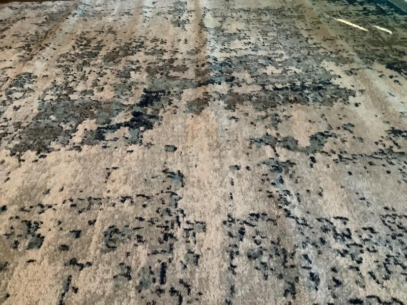 Livabliss Yamikani Aqua 10 ft. x 14 ft. Distressed Abstract Area