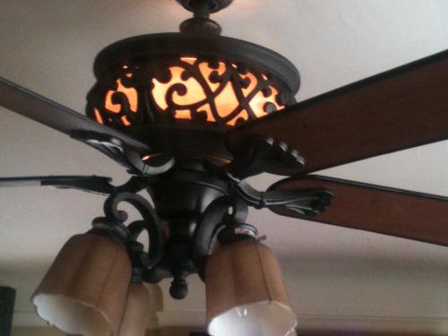 Hampton Bay Ponte Vecchio 54 In Natural Iron Ceiling Fan