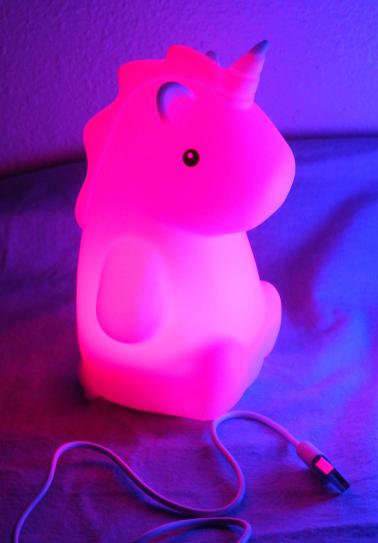 Reviews for Globe Electric 6.46 in. Rechargeable Rylie Unicorn Multi Color Changing Integrated LED Silicone Touch Activated Night Light Lamp White Pg 1 The Home Depot