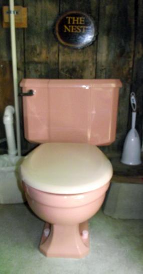 Slow Close STA-TITE Elongated Closed Front Toilet Seat in Dusty Rose 