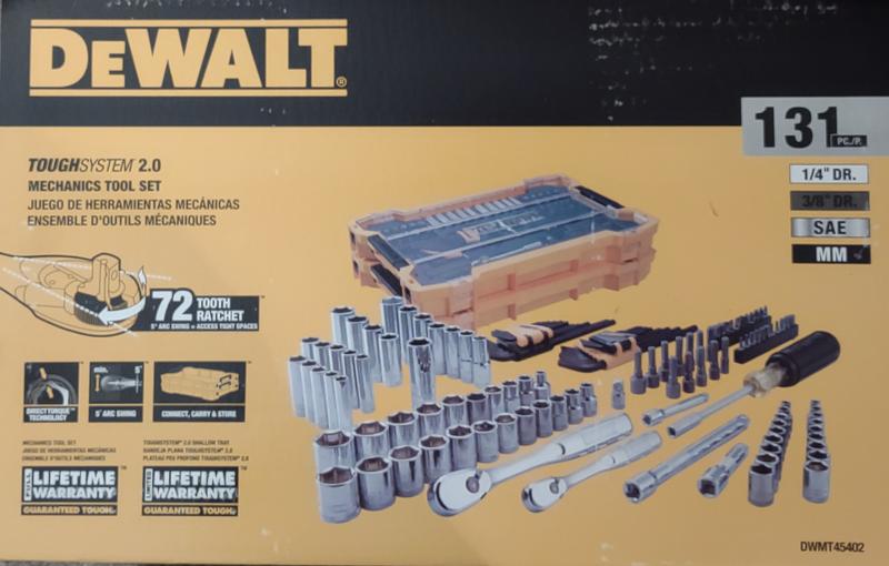 DEWALT 1/4 in. and 3/8 in. Drive Mechanics Tool Set with