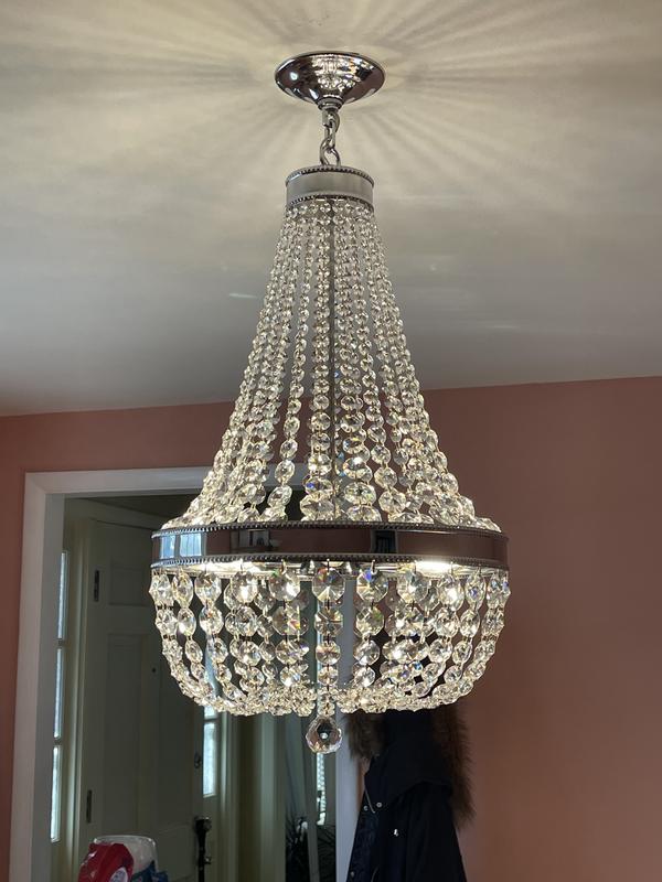 Monticello Park 6-Light Chrome deals Crystal Chandelier