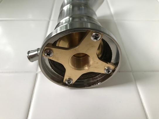 Glacier Bay Bamboo Tub Spout, Brushed Nickel RP90056 - The Home Depot