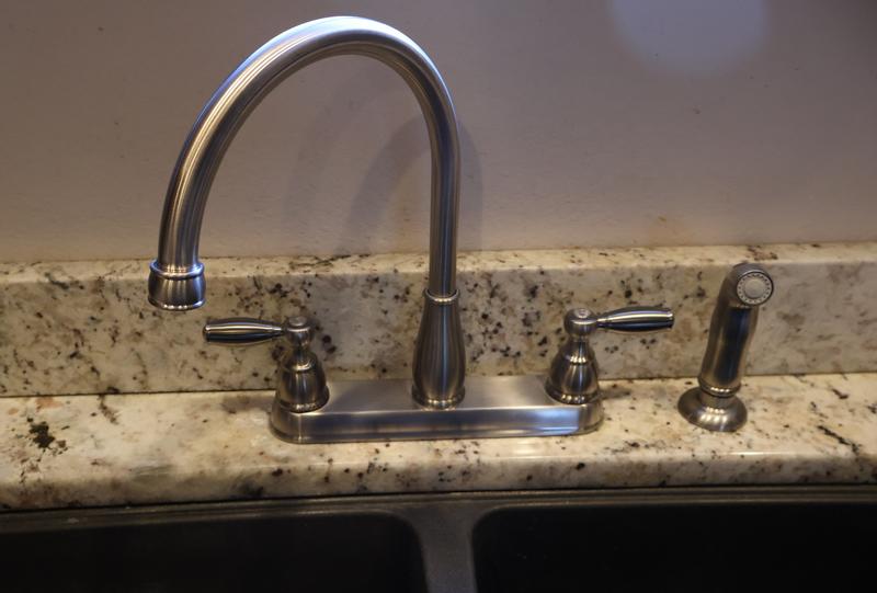 Delta Foundations 2-Handle Standard Kitchen Faucet with Side