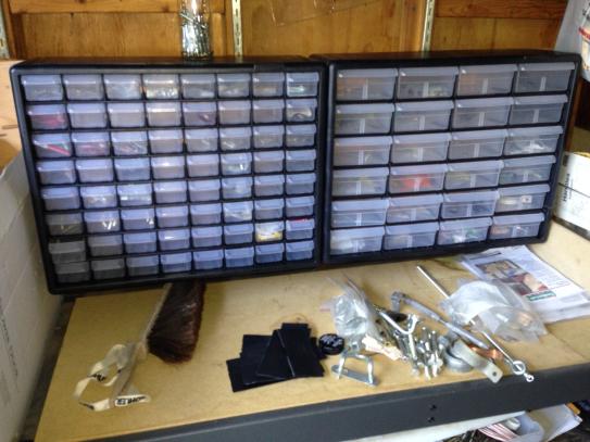 Akro Mils 64 Compartment Small Parts Organizer Cabinet 10164 At