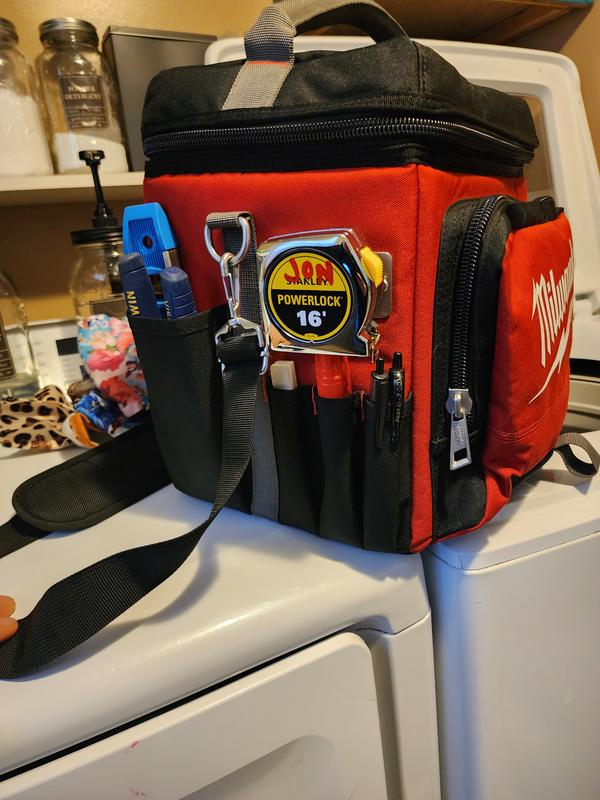 Milwaukee 21 Qt. Soft Sided Jobsite Lunch Cooler with PACKOUT Red