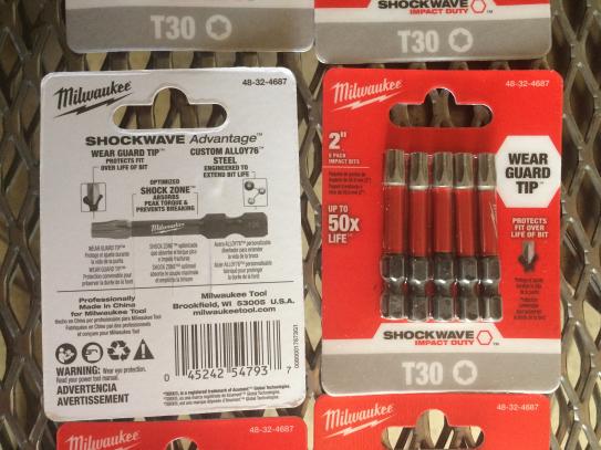 T　467 Milwaukee SHOCKWAVE Impact Duty 3-1/2 in. T25 Torx Alloy Steel