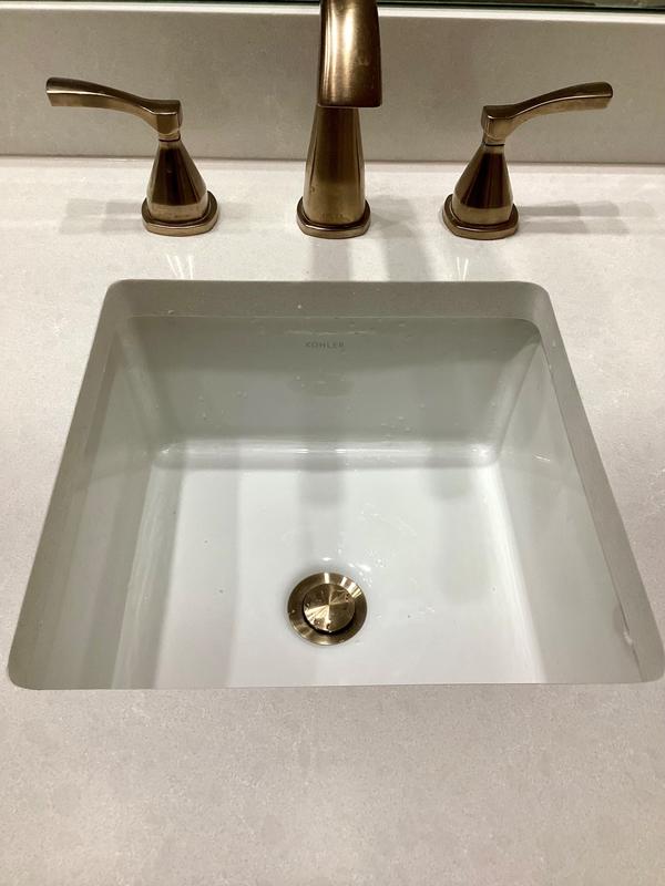 KOHLER Verticyl 13 in. Square Undermount Bathroom Sink in