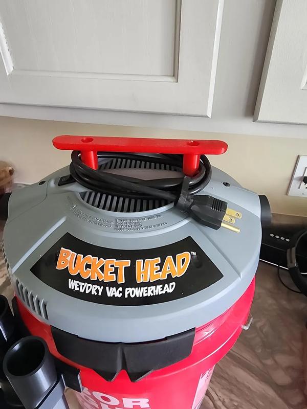 Bucket Head 5 Gal. 1.75 Peak HP Wet Dry Vac Powerhead Shop Vacuum