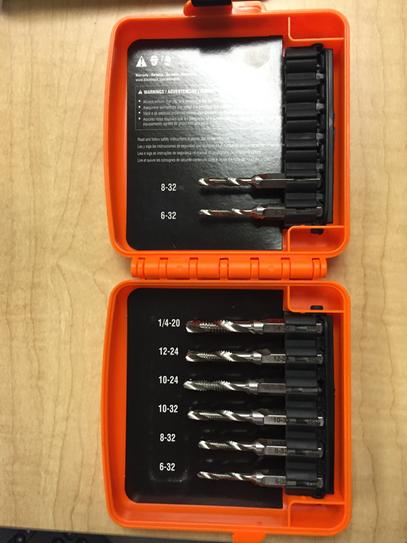 Klein Tools Drill Tap Tool Set, 4 Piece 32383SEN - The Home Depot