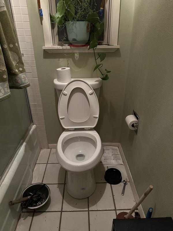 Have a question about Glacier Bay 12 in. Rough in 2-Piece 1.1 GPF