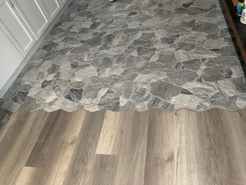 Buy Neptune Gold 17.62 in. x 26.12 in. Matte Porcelain Stone Look Floor